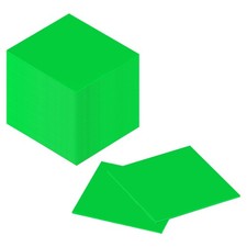 72Pcs 2 x 2 Inch Mosaic Mirror Tiles, Large Green Self-Adhesive Glass Stickers