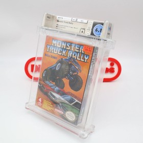 NES Nintendo Game MONSTER TRUCK RALLY - WATA GRADED 6.5 A! NEW & Factory Sealed!