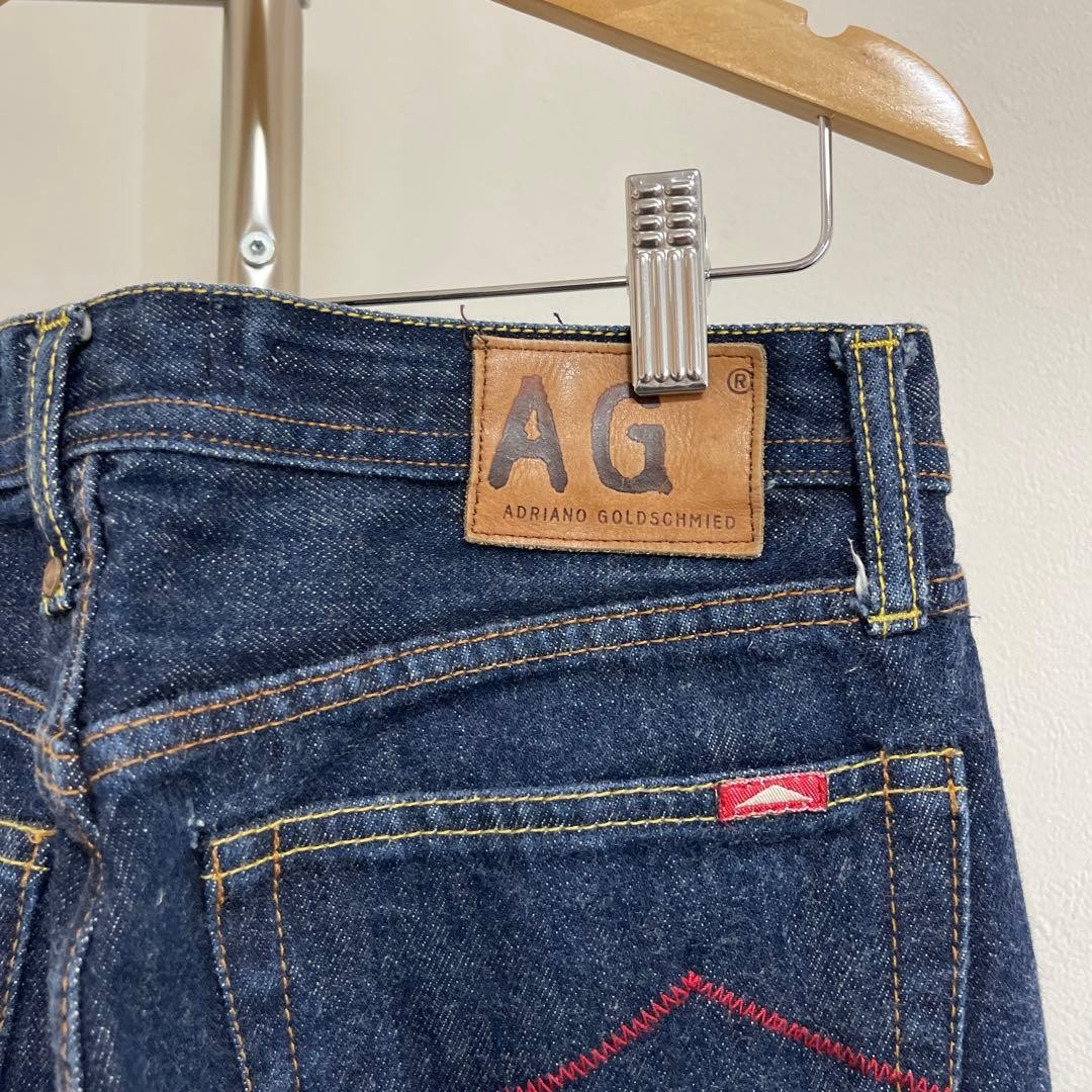 AG Adriano Goldschmied Straight Denim Jeans Italy Size 29 Excellent Condition thumbnail 7