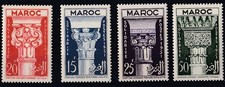 L77 Timbres Maroc avant indépendance ** TTB