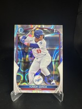 2023 Bowman - Chrome Prospects Yunior Garcia #BCP-142 Lava Refractor /399 (RC)