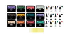 Simon Hurley Stellar Dye Ink Bundle - Set 2-12 SHC Stellar Ink Pads  Coordin...