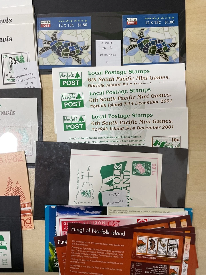 Sellos de la isla Norfolk. packs de presentación x 85, lote grande. Duplicación. NB12 Foto 2 de 4