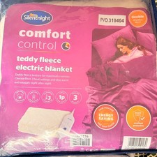 Silentnight Teddy Fleece Electric Blanket - Double