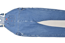 Men's Dickie's Bib Overalls Carpenter Denim Blue 100 Cotton Workwear 44x32