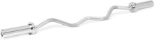- Bilanciere Curl Olimpico Da 5,1Cm, 119Cm, Cromato