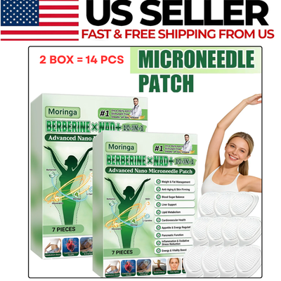 #ad #ad 2 Pack 10 IN 1 Berberine Nano Microneedle Patch Local Loop Microdarts Technology $14.99