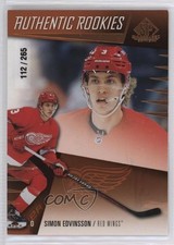 2023 Upper Deck SP Game Used Authentic Rookies Bronze /265 Simon Edvinsson 0nr3