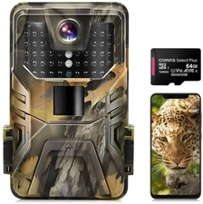 AKWLLBY WiFi Trail Camera 4K 36MP,Trail Cam with APP Control Night Vision Motion