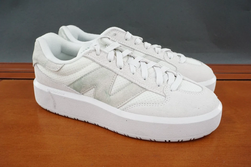 New Balance CT302 Women's 9.5 Shoes White Suede Lace Up Low Top Tennis Inspired - Image 3 of 4