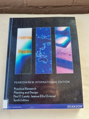 Practical Research Planning And Design. Pearson New International Edition 