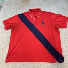 Ralph Lauren Polo Men’s Red 2XLarge  Big Pony Logo Embroider Sash