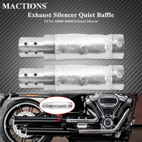 Motorcycle Silencer Quiet Baffle For Shortshots Staggered Exhaust System Harley - Picture 8 of 23