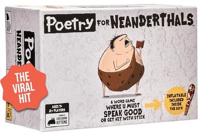 Exploding Kittens Poesie für Neandertaler Kartenspiel - GRATIS AM NÄCHSTEN TAG  