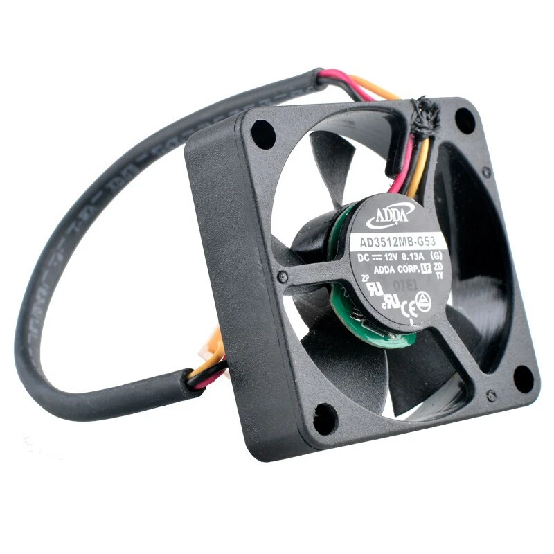 AD3512MB-G53 35x35x10mm DC12V 0.13A 3pin cooling fan for microcomputer CPU - Image 2 of 4