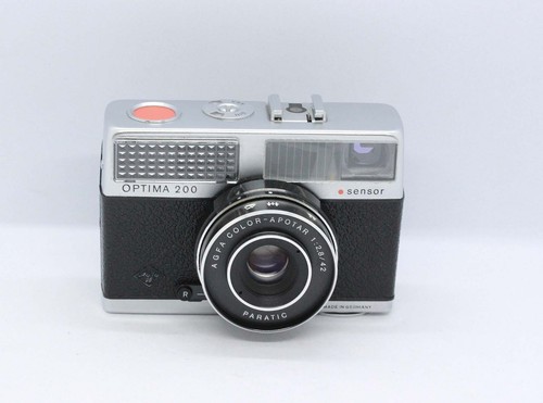 Agfa Optima 200 Sensor Kompaktkamera & Agfa Color Apotar Objektiv 42mm 1:2,8 - 第 1/12 張圖片