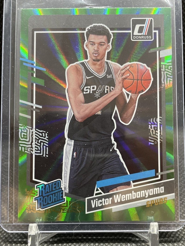 202324 Donruss “Rated Rookie” HOLO GREEN LASER RC 🏀 Victor Wemby