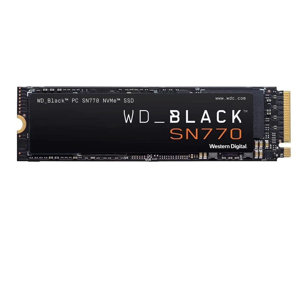 WD BLACK 1TB SN770 NVMe Gen4 PCIe M.2 2280 Internal Gaming SSD - Thumbnail 2