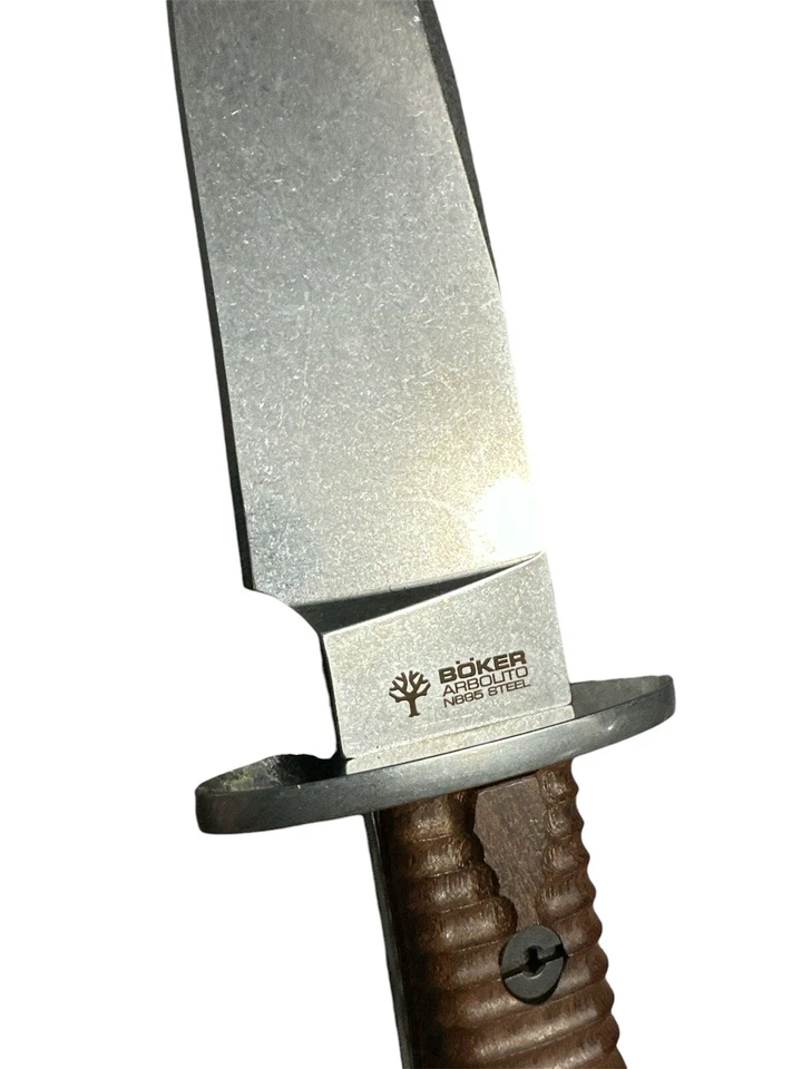 Boker Arbolito Esculta Ébano Fijo Caza 5 3/4 pulgadas Hoja de Acero Foto 4 de 4