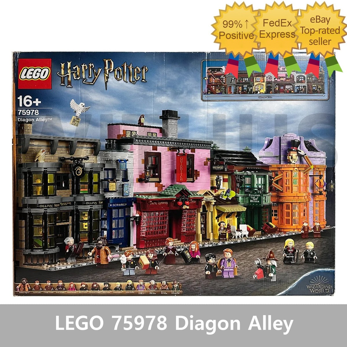 LEGO 75978 Harry Potter™ Diagon Alley™ set - Tracking= | eBay