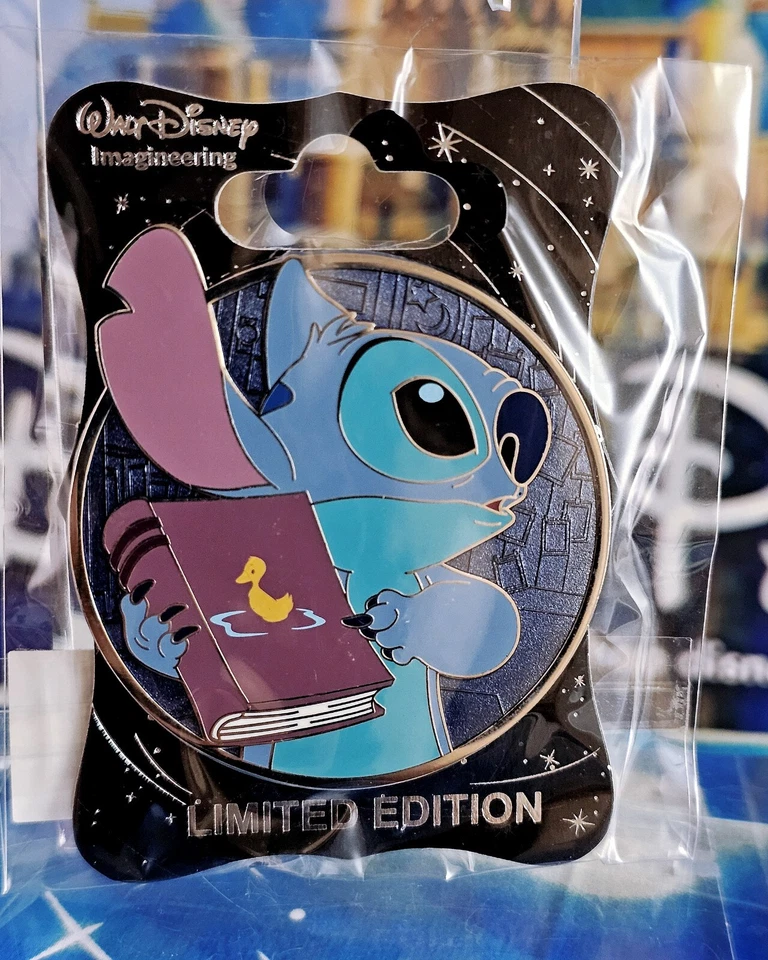 Disney WDI Heroes Pin - Heroes Profile Stitch - LE 250 NEW  Lilo & Stitch Hero - Image 3 of 4