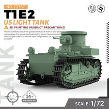 MRY-SFW SS72767 1/72 25mm Military Model Kit US T1E2 Light Tank