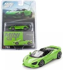 Mini GT 1:64 McLaren 750S Spider Mantis Green Diecast Model Car MGT00783