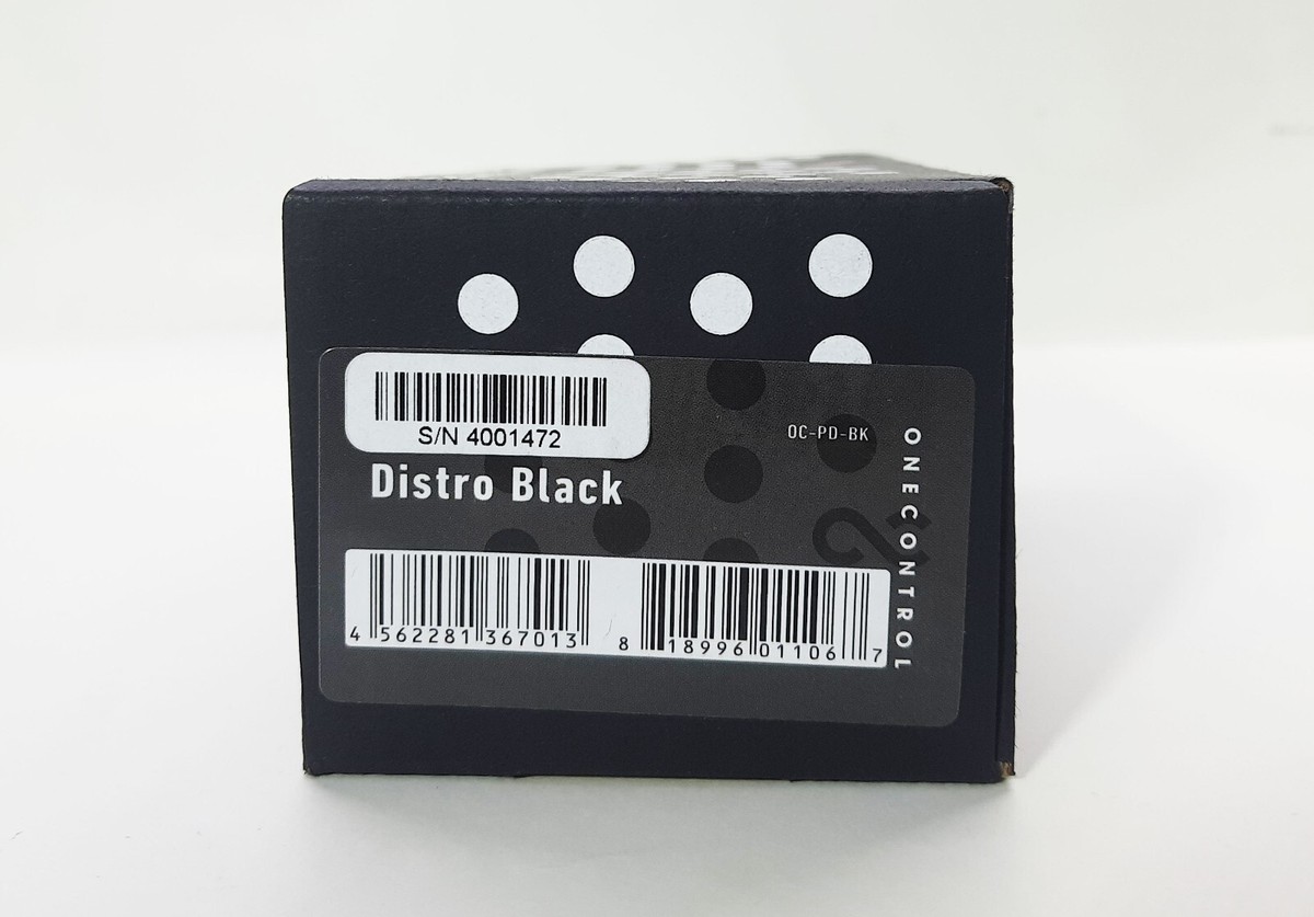 ギター One Control Distro All In One Pack Black One Control Distro All in One Pack Black OC-PD-BK-AIO - NEW