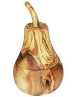 Birnendose/Utensiliendose Aus Olivenholz Von Der Marke Keboliv, Unikat Und Handg