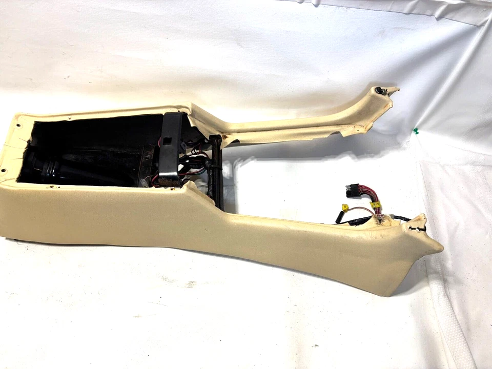 Jaguar XJ6 1986 Vanden Plas consola central delantera beige/tostado OEM Foto 2 de 4