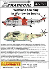 Image of Xtradecal 72351 1:72 Westland Sea King In Worldwide Service