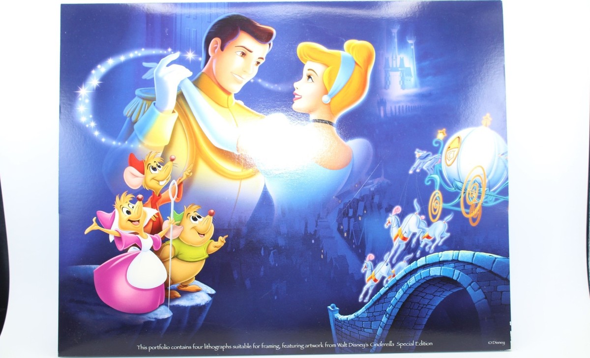 VTG Disney Walt Disney Cinderella Special Limited Edition Set of 4