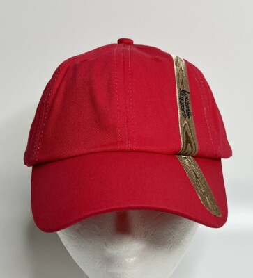 Louisville Slugger Red Hat w/ Baseball Bat Embroidered New