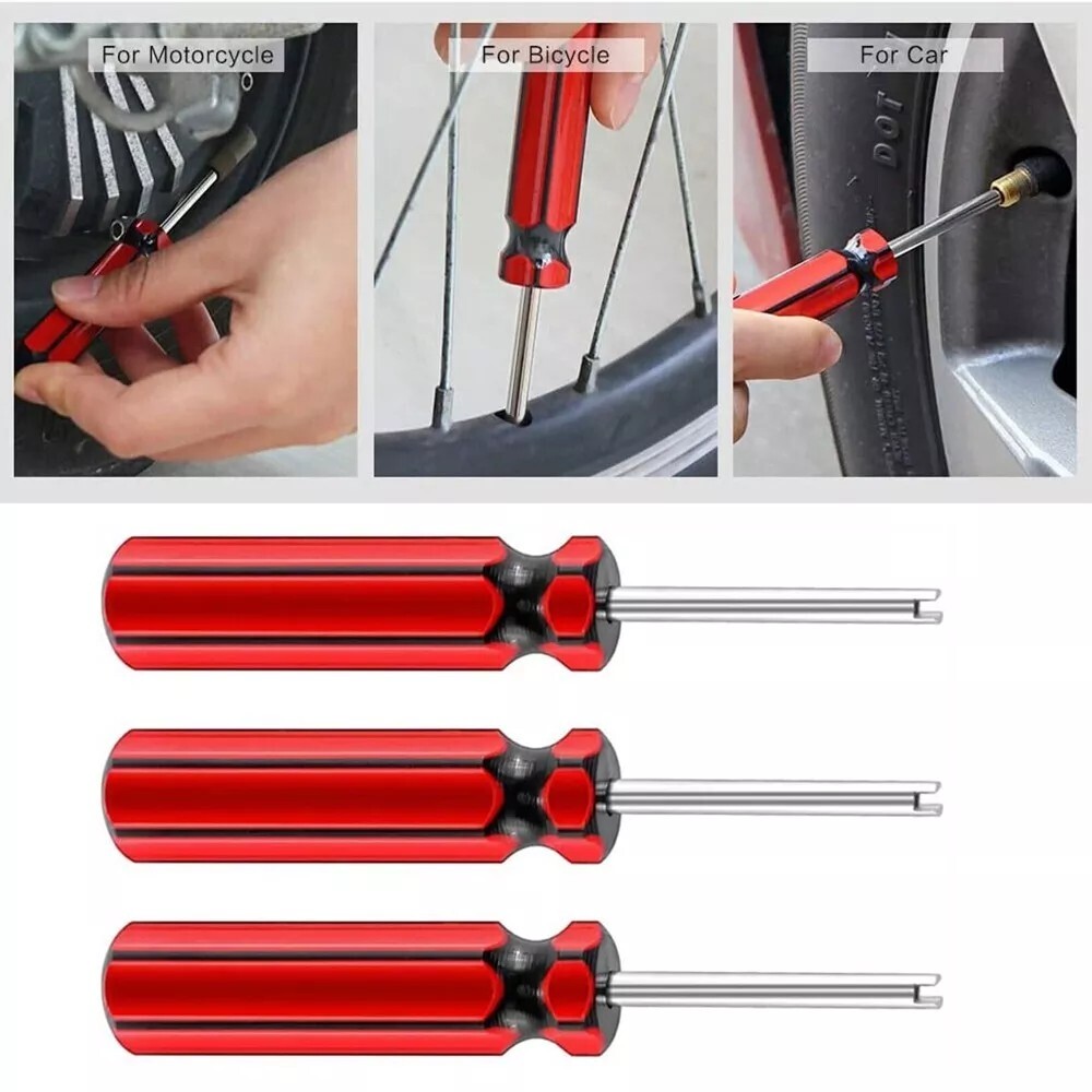 3X Car Auto Screwdriver Valve Stem Core Remover Tire Tube