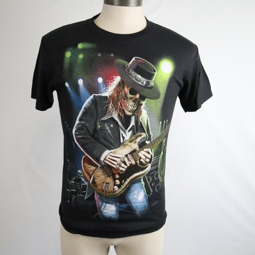 Skeleton Graphic Print Black T-Shirt 