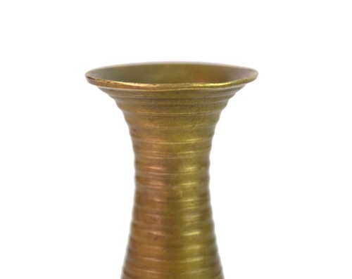 Miniature Size Brass Made Flower Vase Office Table Decor (Height 8cm). G7-1047 - Picture 5 of 9