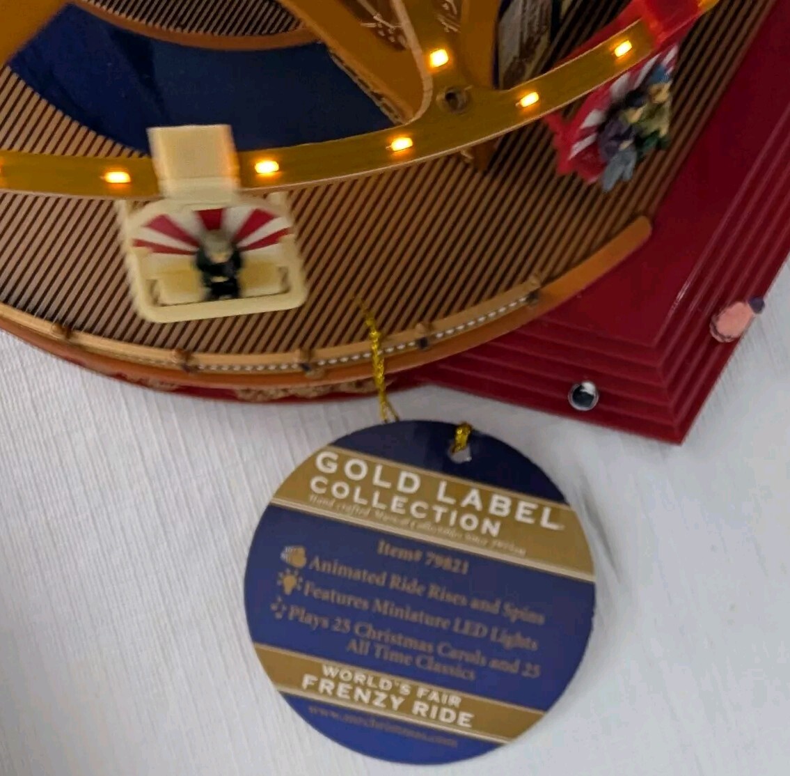 Mr. Christmas Gold Label 2010 World's Fair Frenzy Ride Spins