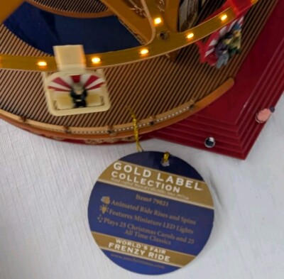 Mr. Christmas Gold Label 2010 World's Fair Frenzy Ride Spins