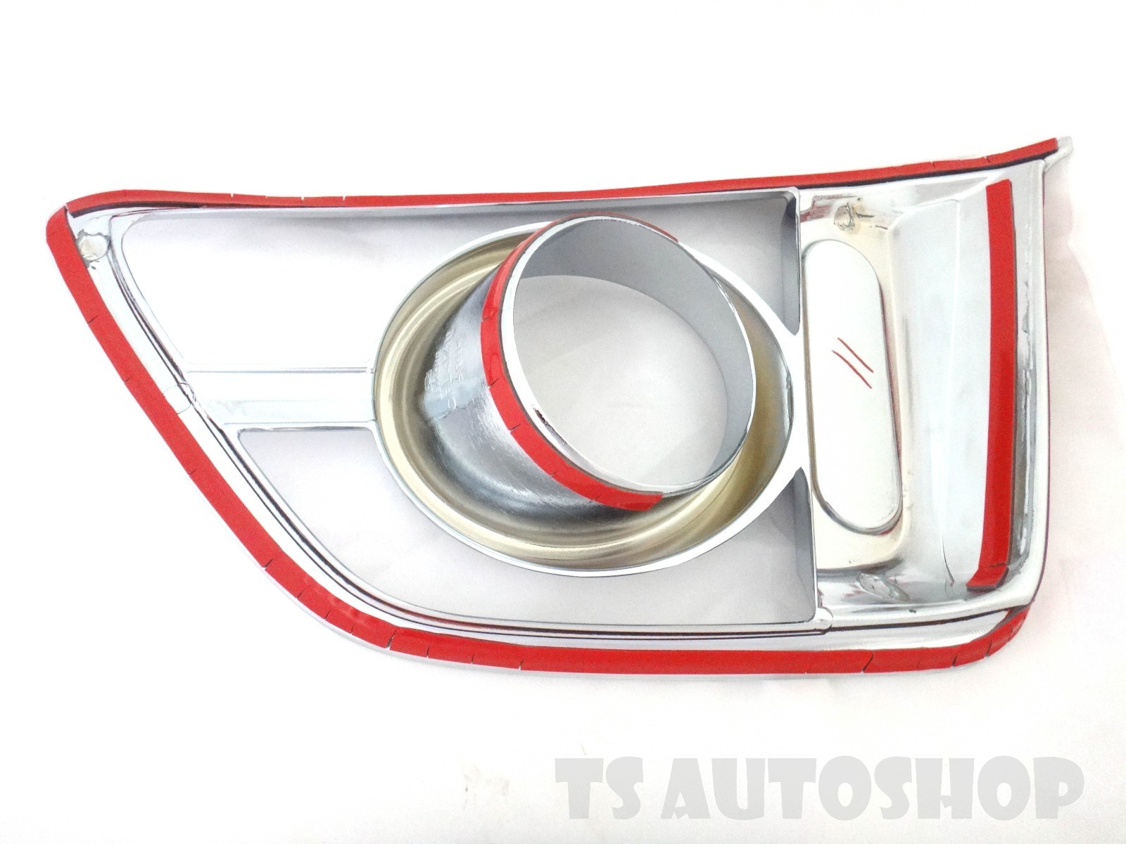 Chrome Blue Fog Lamp Spot Light Cover Trim Fits Honda Jazz Fit Gk 5dr