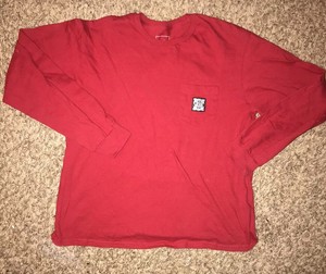 vans red long sleeve