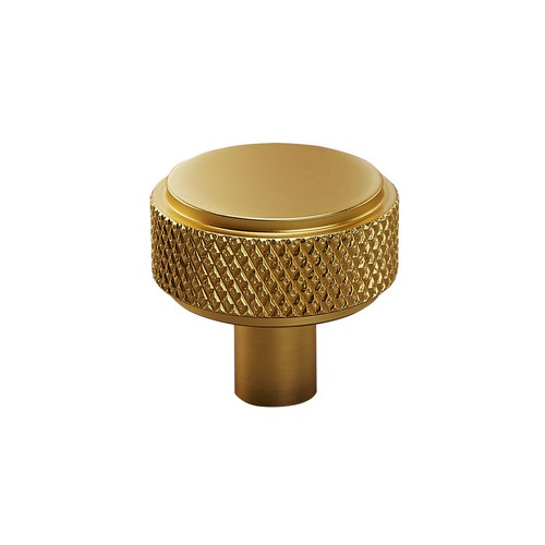 Knurled Drawer Knobs 30mm in Matte Black, Copper, Satin Stainless Steel & Brass - Picture 5 of 5