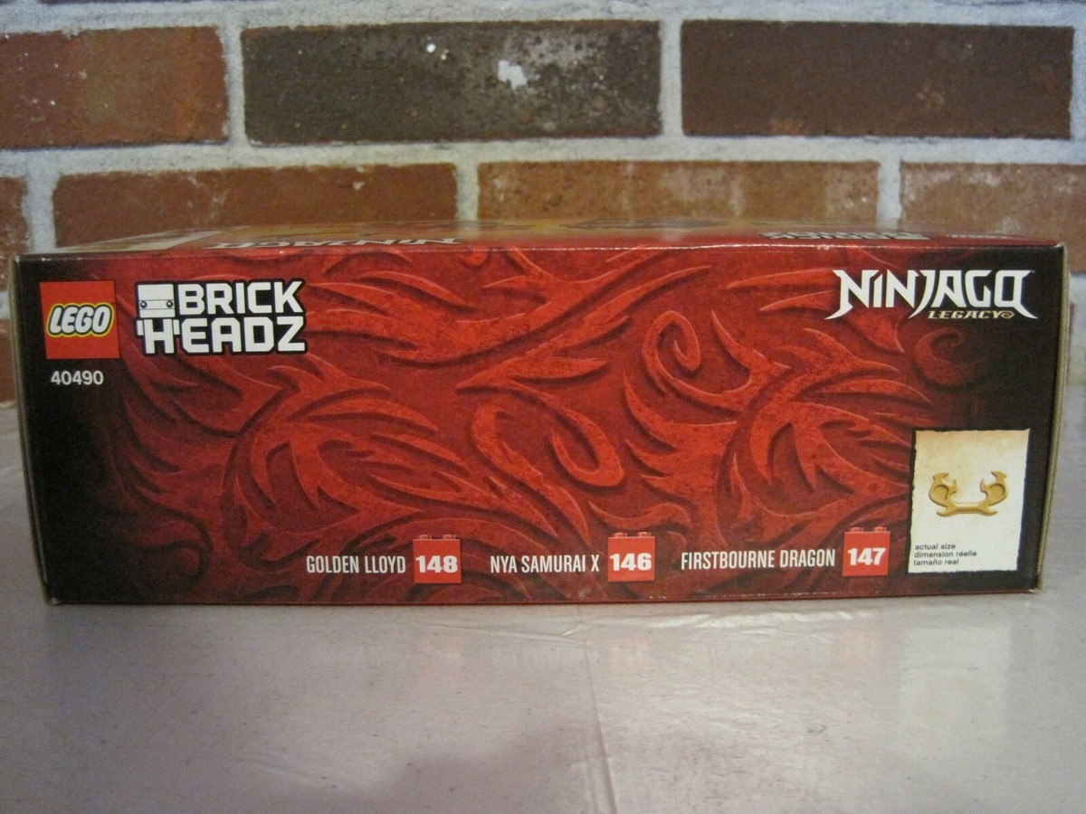 LEGO BRICK HEADZ 40490 NINJAGO 10 (406 PIECES)--FACTORY SEALED | eBay