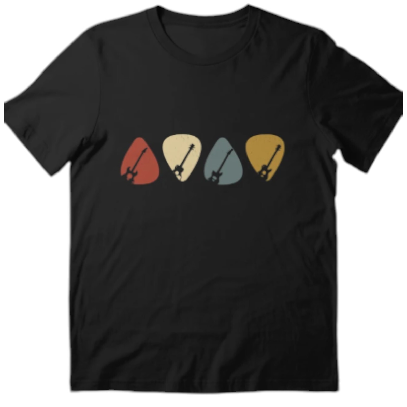 Guitar Pick Gift For Guitarist Retro Vintage T-Shirt Essential T-Shirt