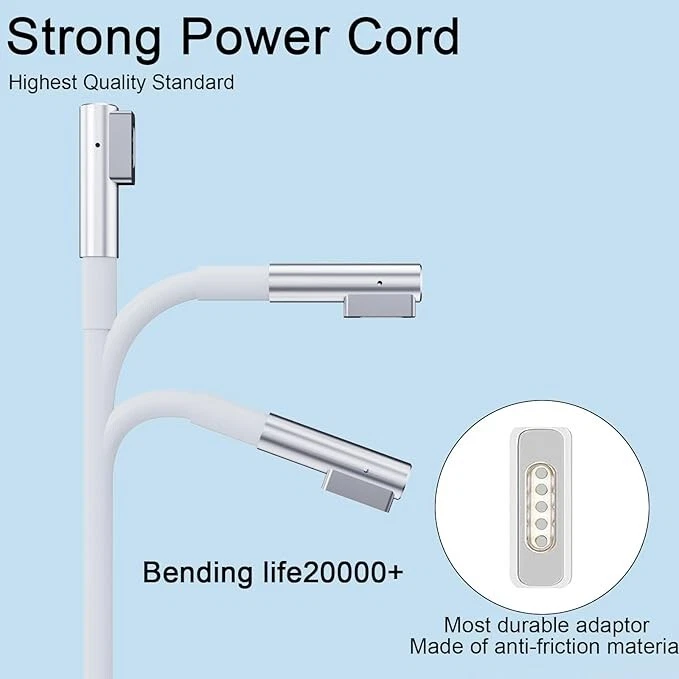 Compatibile con Caricabatterie Mac Book Pro, 85W L-Tip ， 13～15"e 17''（2006-2012 - Immagine 3 di 4