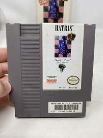 Hatris Nintendo NES Complete CIB Authentic Ships Fast