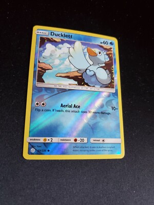 Ducklett - 2019 Pokemon Cosmic Eclipse Reverse Holo 59/236 - NM/MINT
