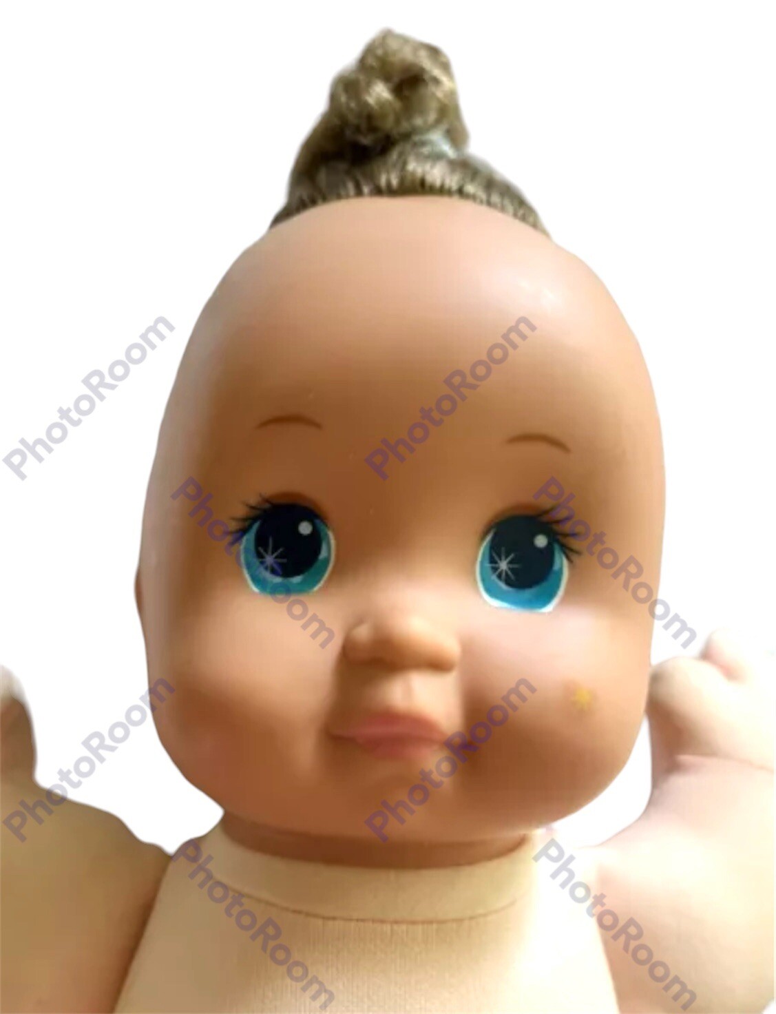 *Mattel Magic Nursery Baby Doll Magic Kiss Heart on Cheek Plush Figure 1989