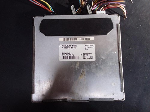 MERCEDES C CLASS ECU ENGINE ECU, 2.0, ECU ONLY, W203, C200K, 11/00-09/02  00 01