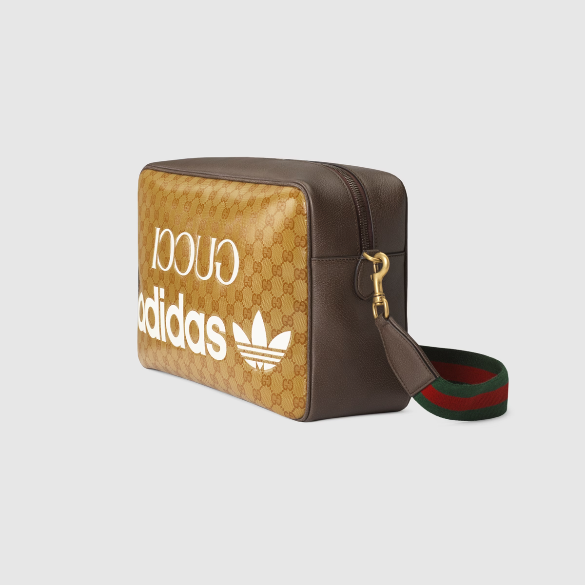 Gucci x Adidas GG Crystal Web Medium Shoulder Bag BRAND NEW 
