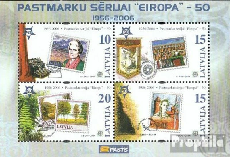 Letonia Bloque 21 (completa edición) nuevo con goma original 2006 Europa - Imagen 1 de 1
